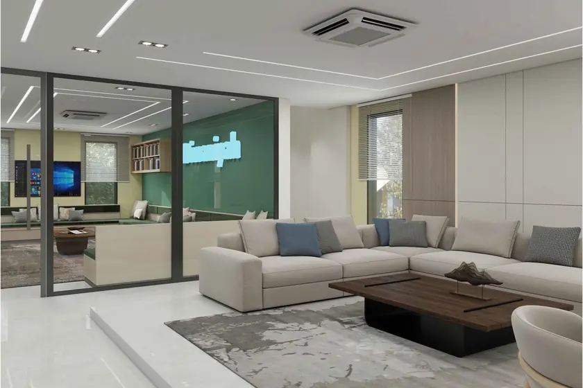 تصميم داخلي: المنطقة متعددة الاستخدامات في مقر جمعية رعاية الأجيال